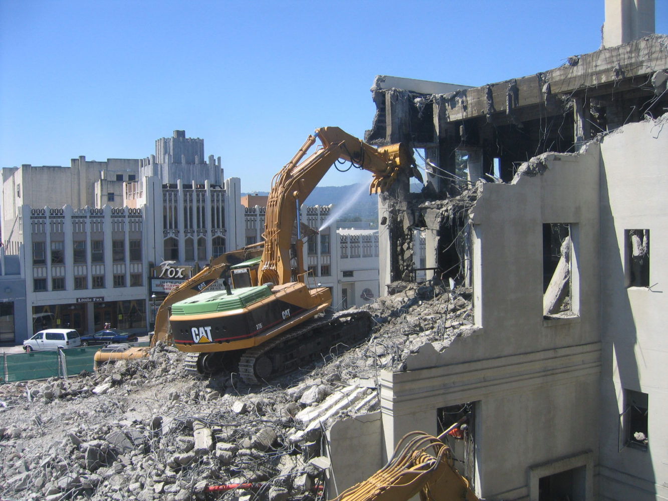Demolition of Fiscal building in Redwood City