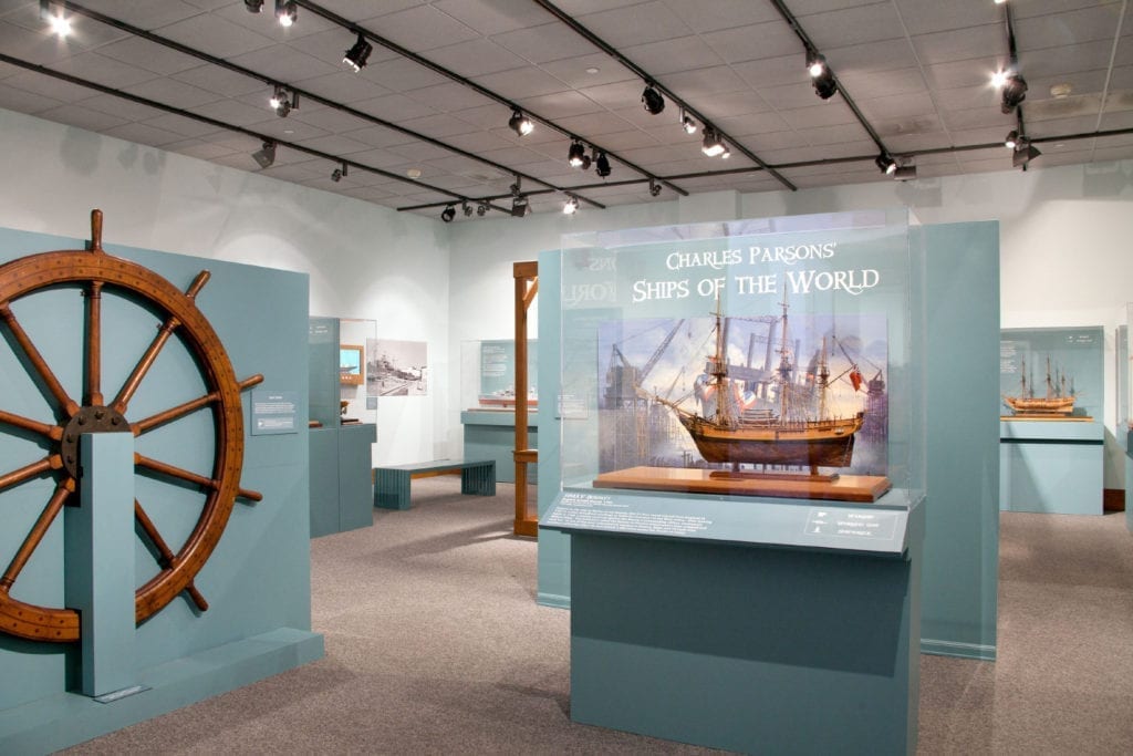 Ships of the World exhibit at the San Mateo County History Museum