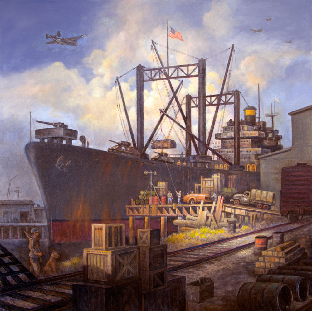 ships-of-the-world-painting-warship-loading