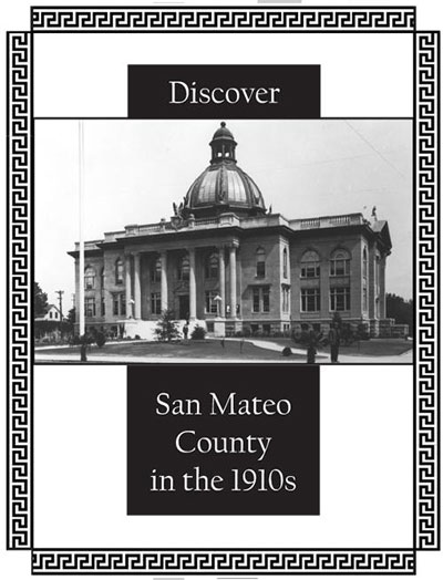 Cover of Discover San Mateo County in the 1910s activity book