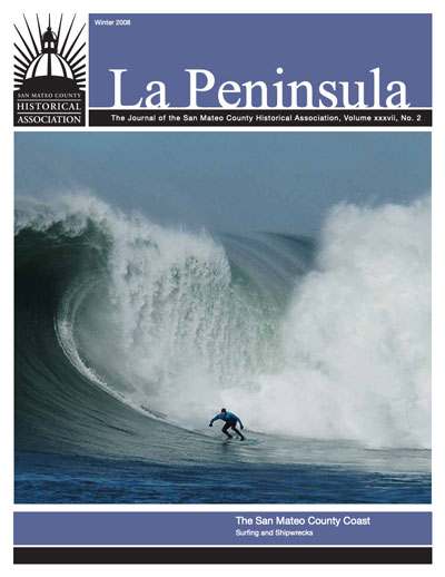 Cover of La Peninsula Winter 2008 Surfing and Shipwrecks