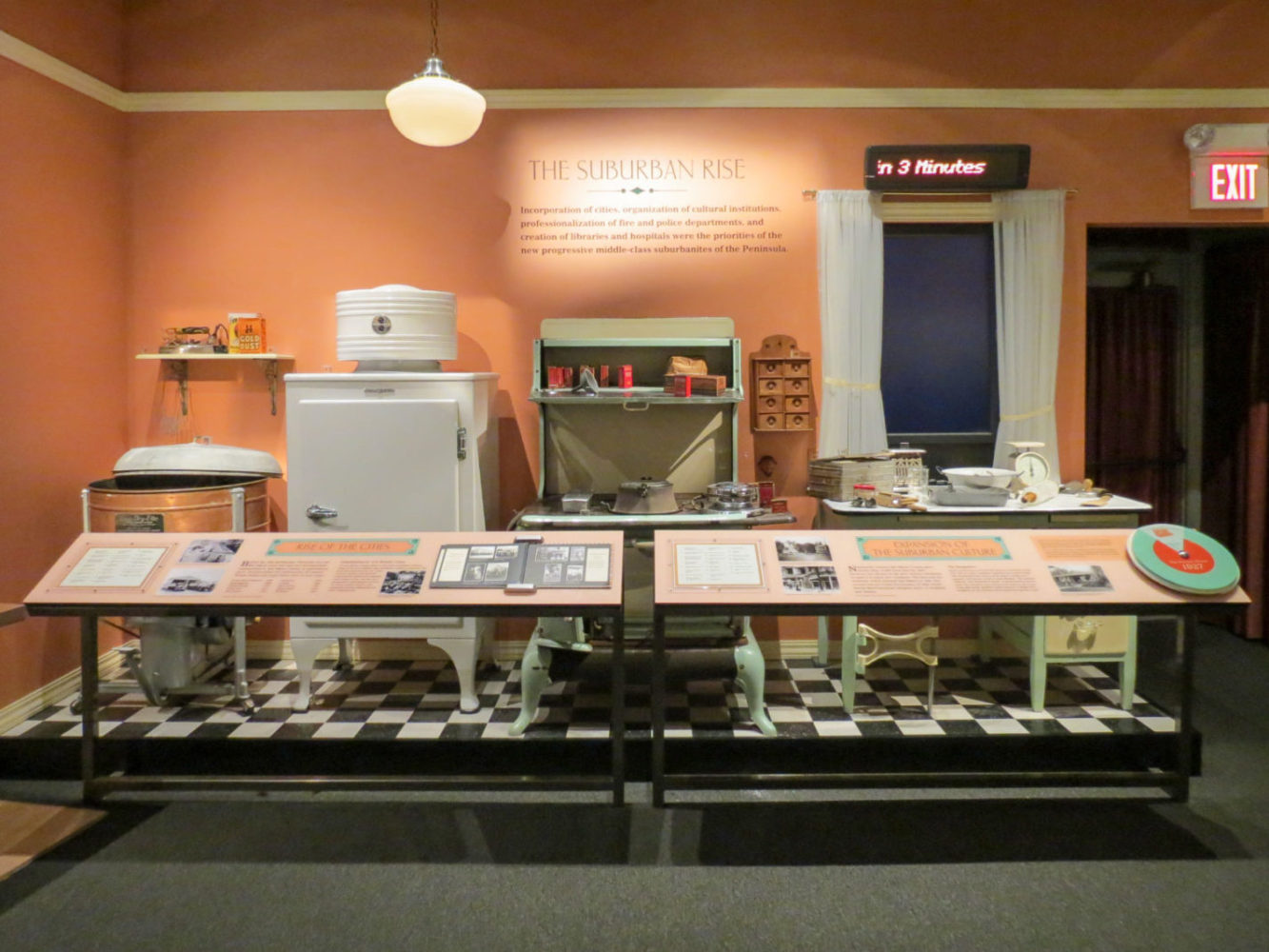 Living the California Dream exhibit at the San Mateo County History Museum