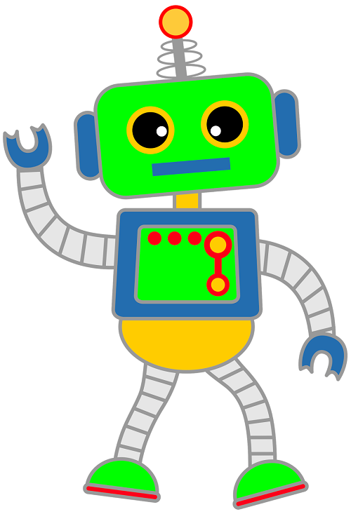 Clip art of a robot