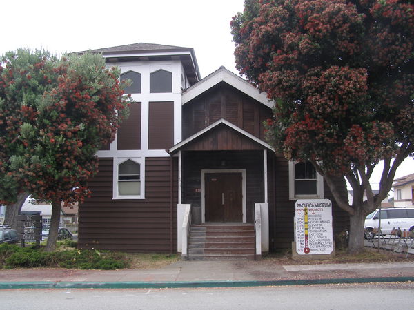 The Little Brown Church is home to the Pacifica Coastside Museum