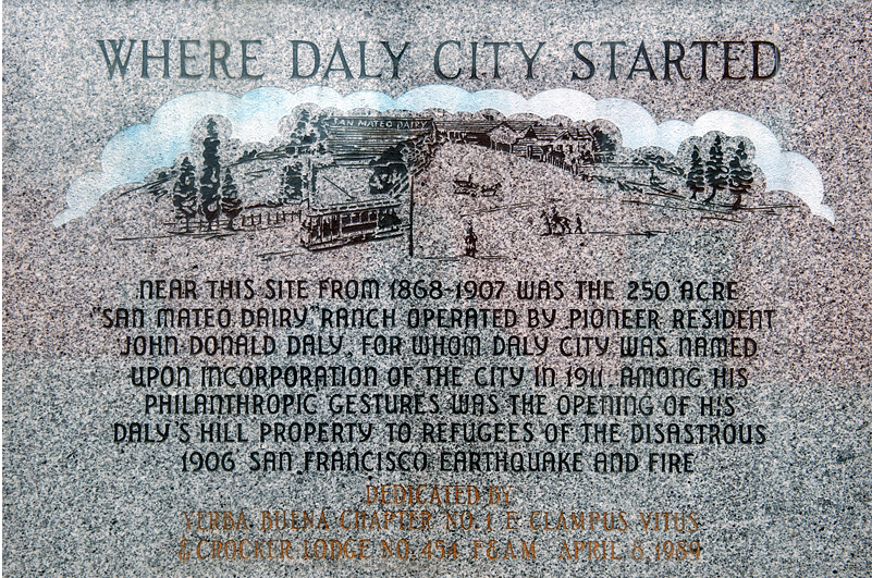Daly City plaque