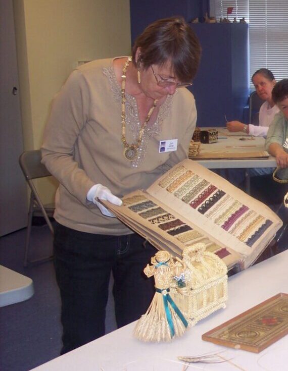 Demonstration of Wheat Weaving